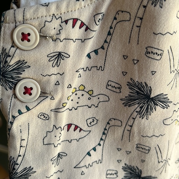 Dino short overalls - NWT - Picture 3 of 4